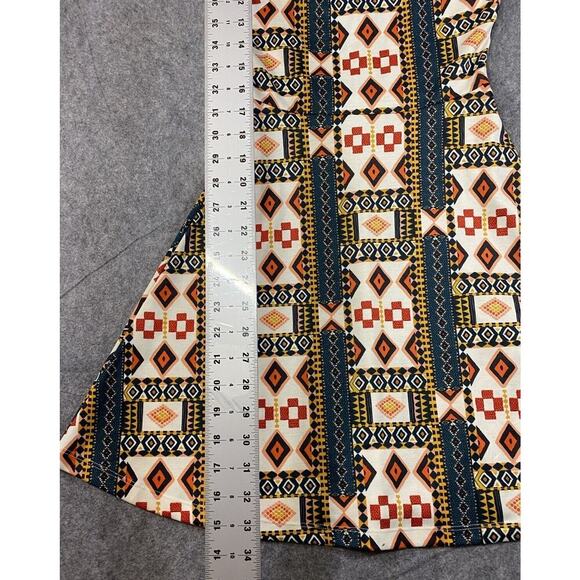 H & M Dress Womens Size XS A Line Stretch Sleeveless Aztec Design Mini - Picture 4 of 9